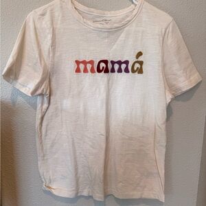 Universal Thread Women's 'Mamá' Graphic Tee - Cream